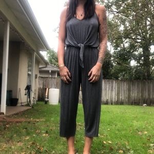 Grey jumpsuit romper